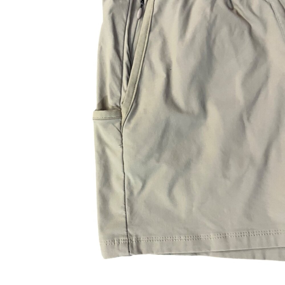 Columbia Womens Pull On Shorts M 5” Inseam Tan Casual Used - Picture 8 of 13